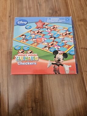 Disney Mickey Mouse Clubhouse Checkers - Red, Blue, Green